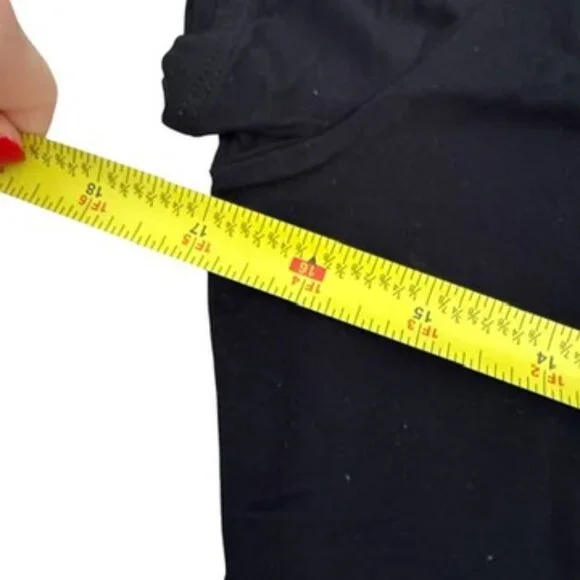 Versace Jeans Black Gold Signature Tee T-shirt 42 US 6 studded rhinestones - Picture 5 of 8